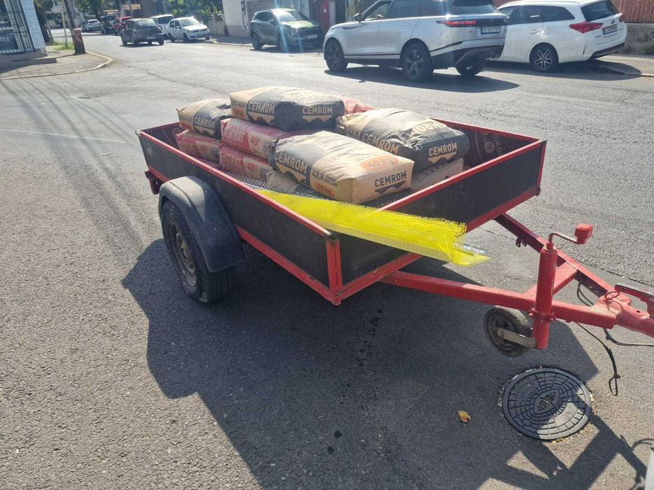 REMORCA 750KG O Axa Categoria B Inmatriculata RO cu fiscal