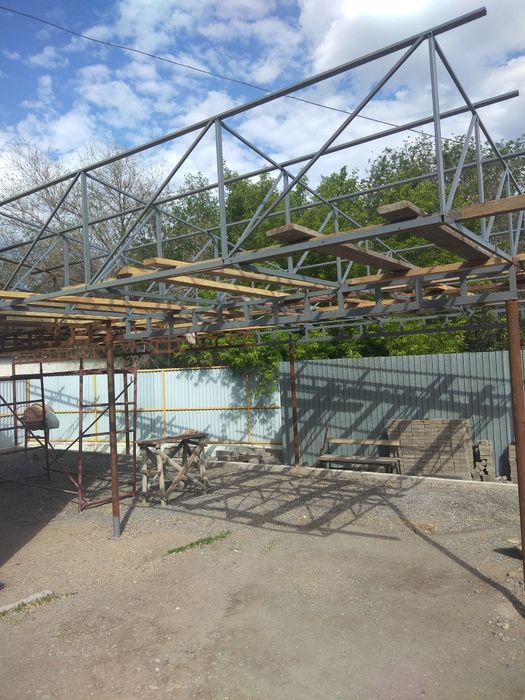 Фермы на гараж крыша