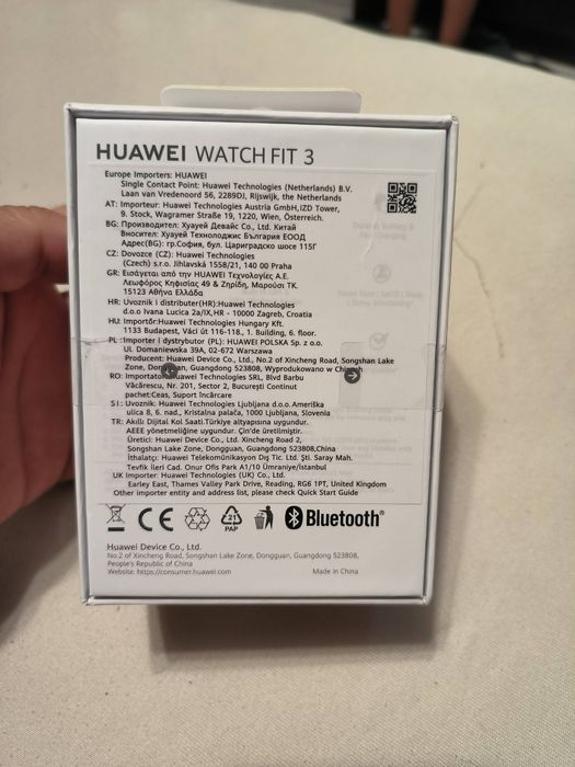 HUAWEI WATCH FIT 3 - Negru - SIGILAT - Garanție 2 Ani