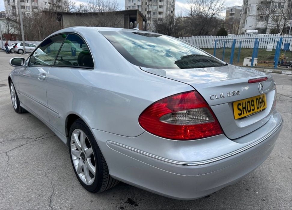 На части! Mercedes CLK220 CDI facelift, автомат, черен кожен салон
