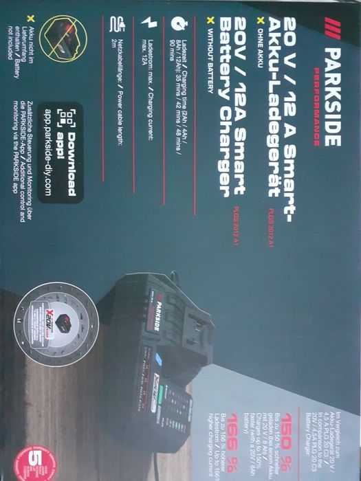 Incarcator 12Ah smart parkside