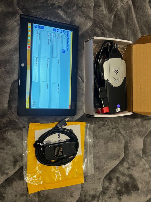 Kit tableta / laptop  Lenovo D330 + tester / diagnoză delphi 2021 + VCDS 2025