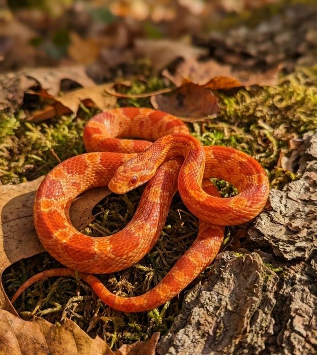 Ручной маисовый полоз