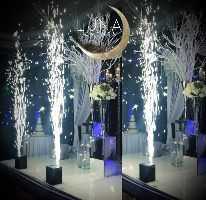 Fum greu cu gheata carbonica/Aranjamente baloane/ Photo corner