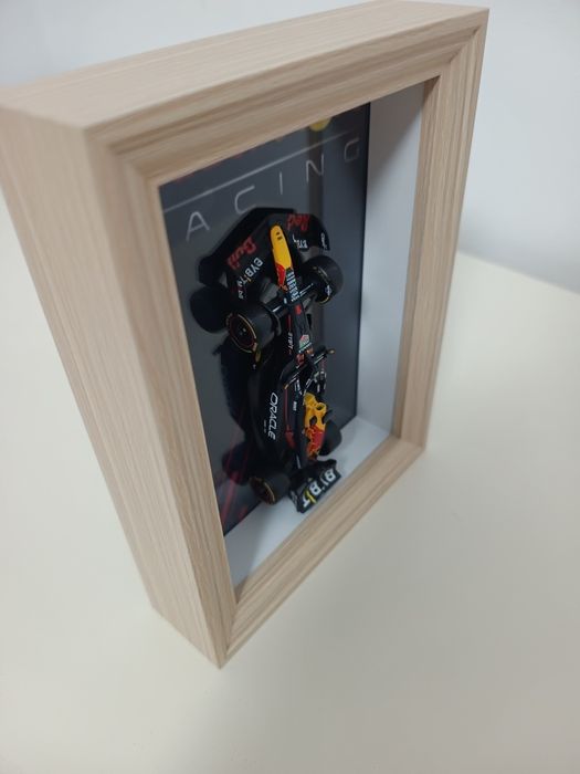 Tablou 3D lemn formula 1 20x15 cm verstappen 1/43