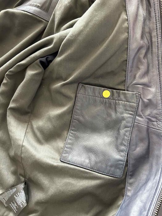 Оригинално кожено яке G-star RAW biker leather jkt D16182-B508-4213