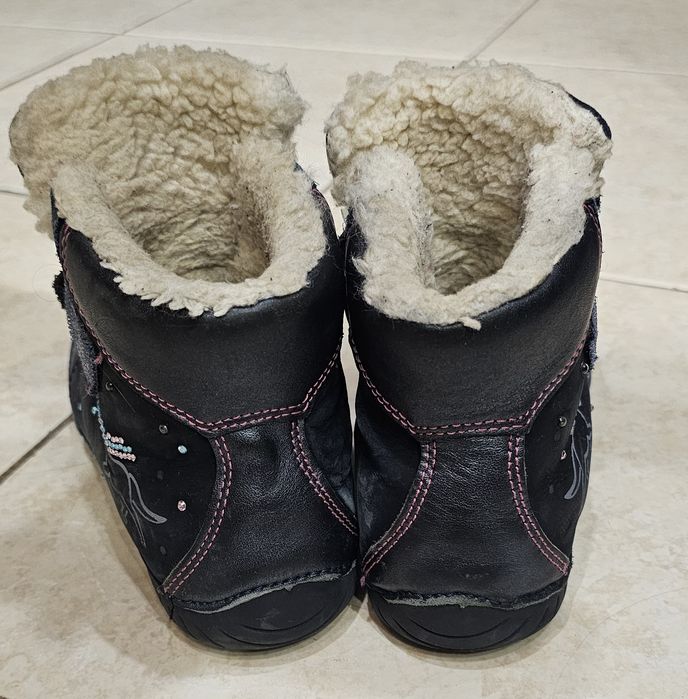 Топли зимни боти за момиче D.D. Step, 30-ти номер