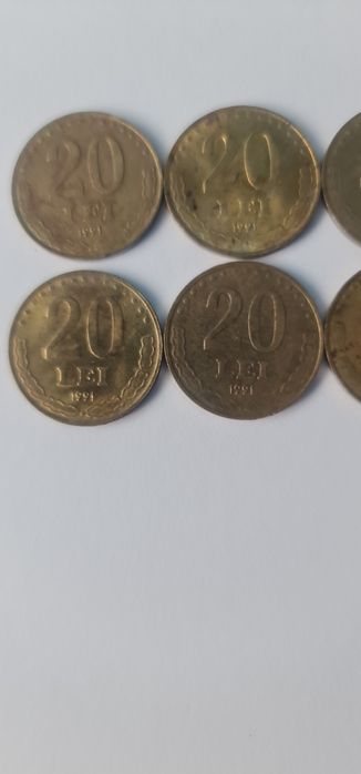 20 lei 1991 8 buc.