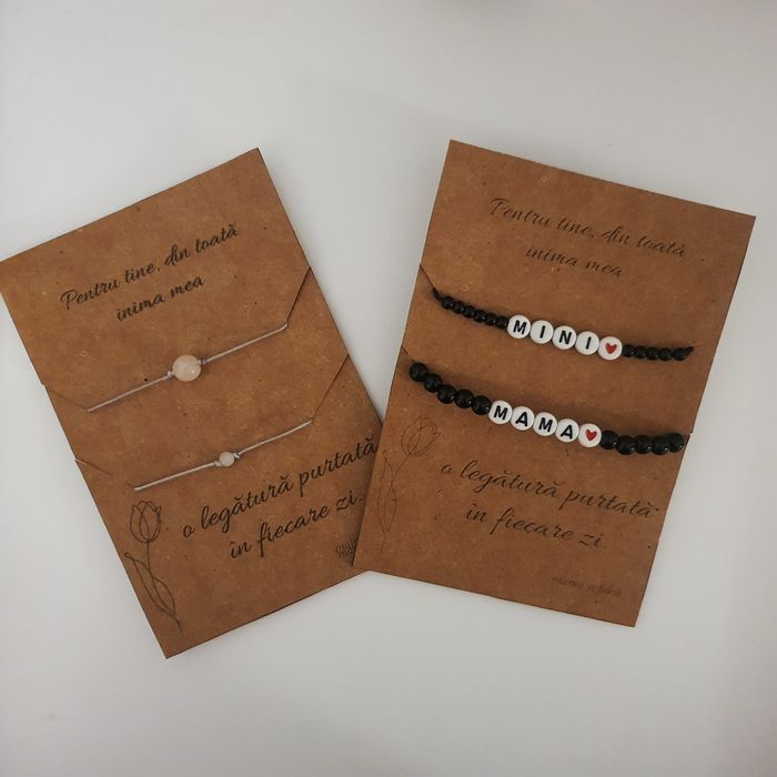 Set de brățări mamă–fiică.