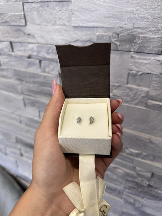 Сребърни обеци Ge oro