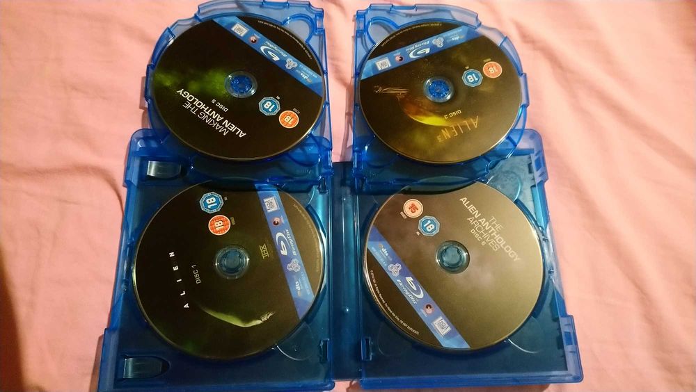 Филми Blu ray Alien Anthology Alien Aliens Alien 3 resurection