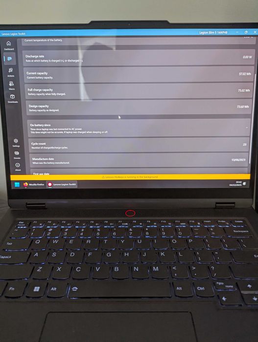 Lenovo Legion Slim 5 14APH8 | RTX 4060 | 32GB | Garanție ~11 luni