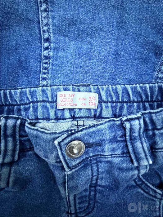 Джинсовый комплект GLORY JEANS (куртка + брюки) на 3-4 года (104 см)