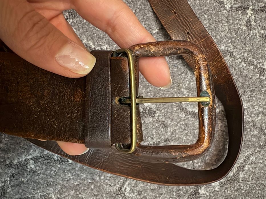 Curea piele naturală bărbați maro