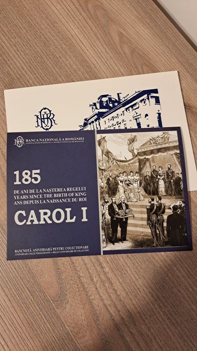 Bancnotă Aniversara 100 Lei Carol |