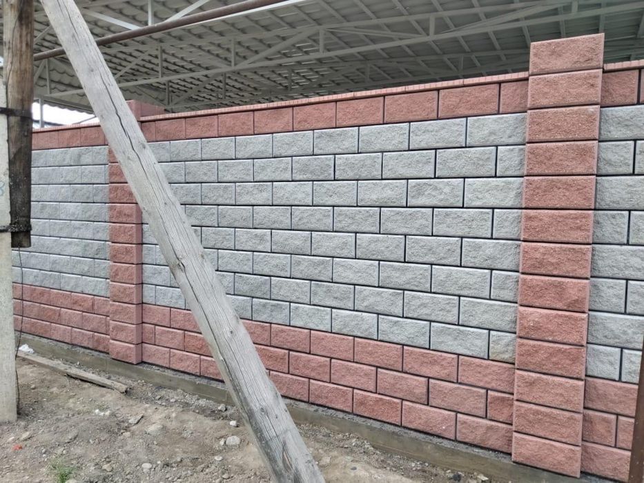 Рваные блоки гладкие блоки