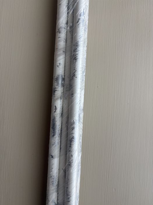 Чисто нови пердета(Zara)и корнизи от ковано желязо с прахово покритие