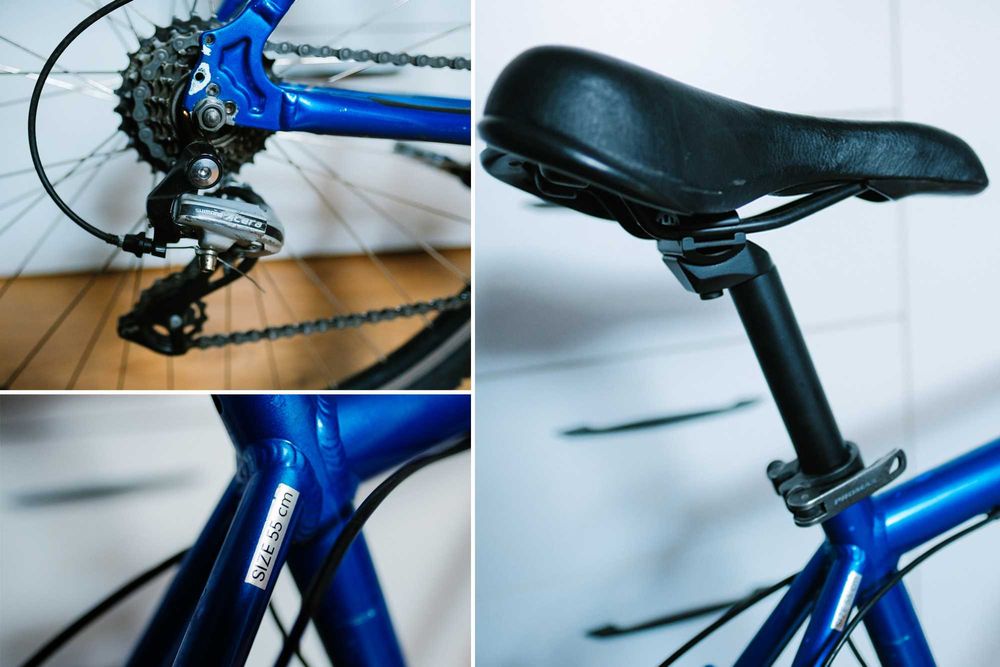 Bicicleta Trekking roti 28, frane hidraulice, echipata shimano. Cross Country