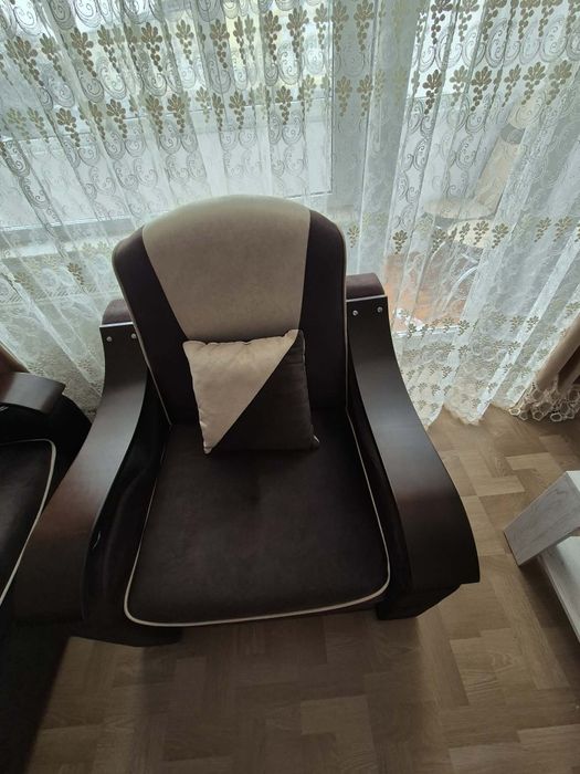 Canapea extensibila+2 fotolii