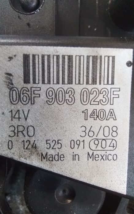 Alternator Volkswagen Touran (2003-2006) 1.9 Motorina 2005