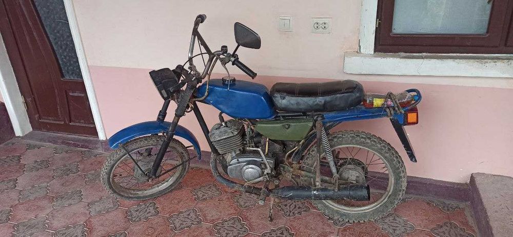 Motosikl zver yigilgan