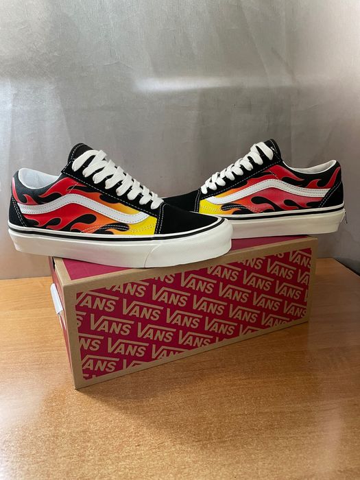 Vans old skool flame gun uragan кеды кроссовки обувь