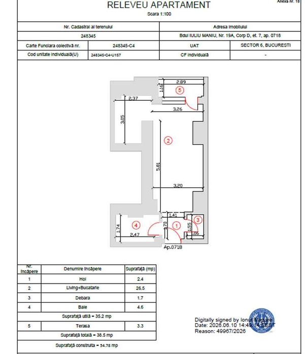 Direct proprietar vând garsonieră - Smart Residence Luierului