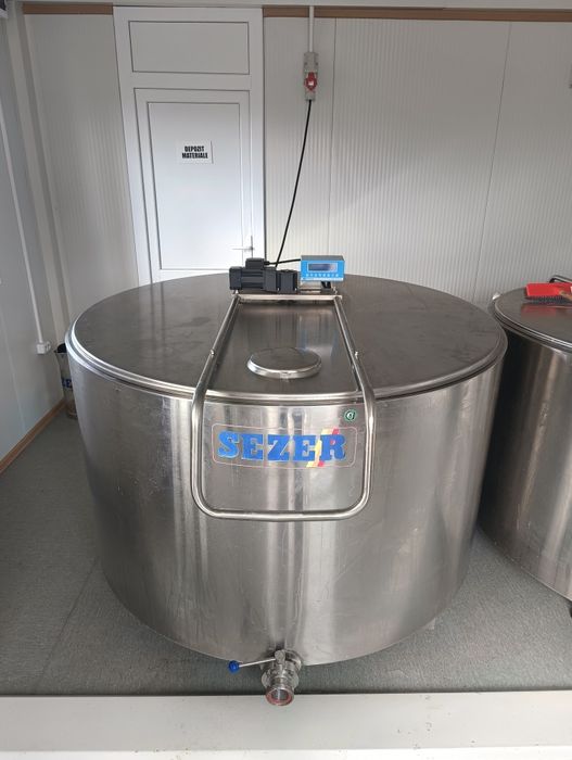 Tanc răcire lapte nou (vană, cazan, răcitor sezer)