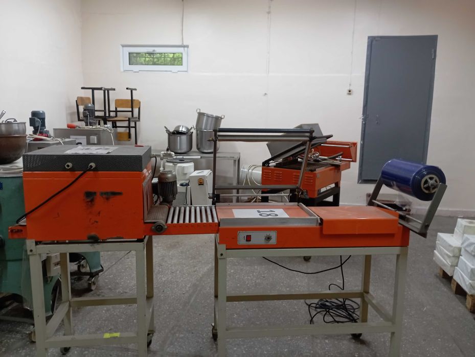 Укупорочная машина (термоусадочный туннель со сварной рамой)