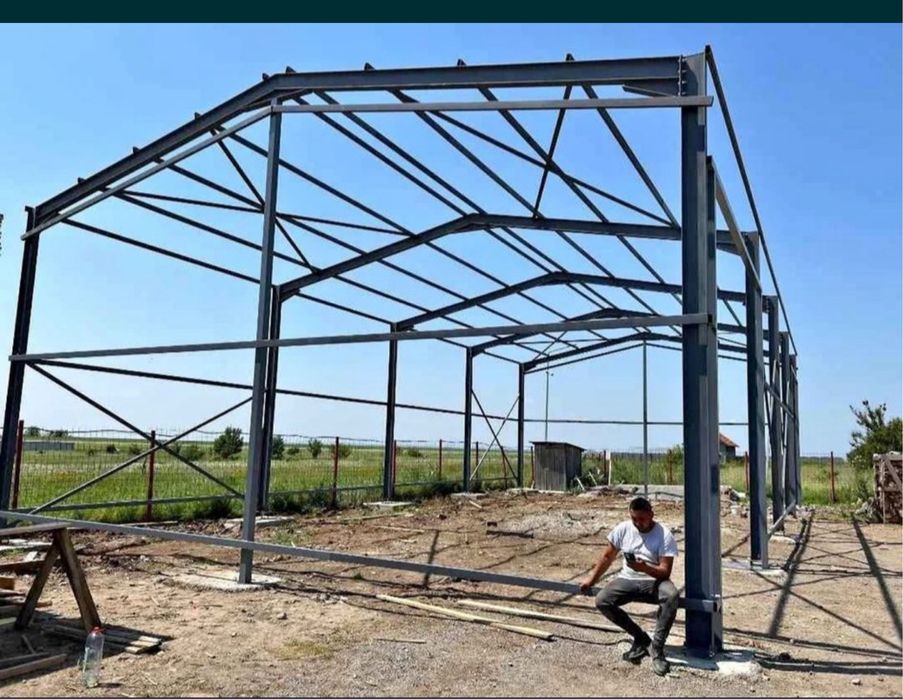 Vand /Fac hale metalice accept auto la schimb