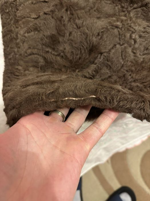 Blana Astrahan cu guler din blana de Nurca