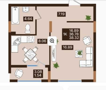 Продажа квартиры ниже рынка 3 ком.
