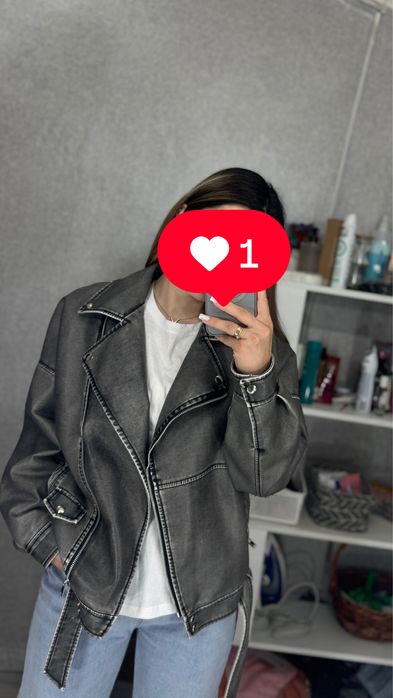 Продам кожанку размер 42-44-46