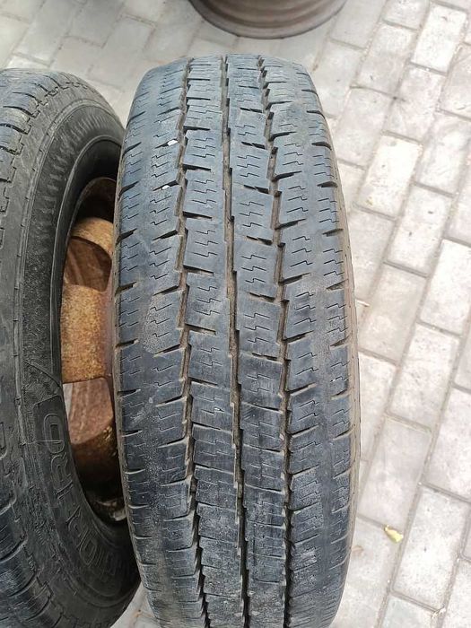 Продам два железных диска на ГАЗель, с шинами.