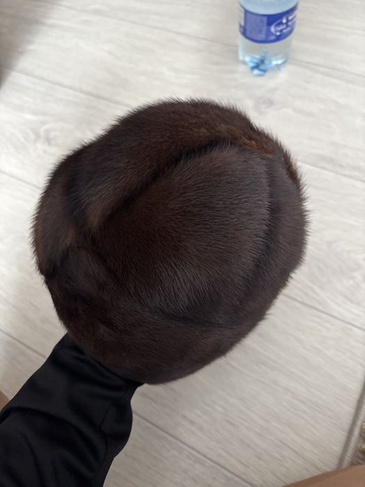 Норковая шапка б/у