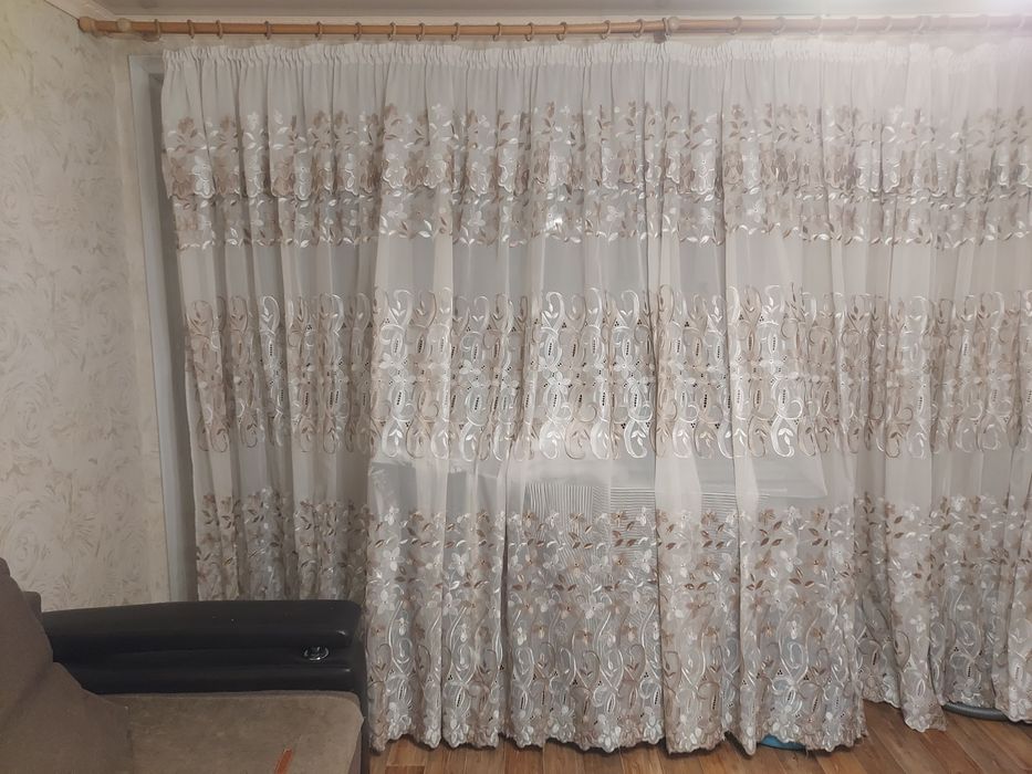 Продам тюль с ламбрикеном