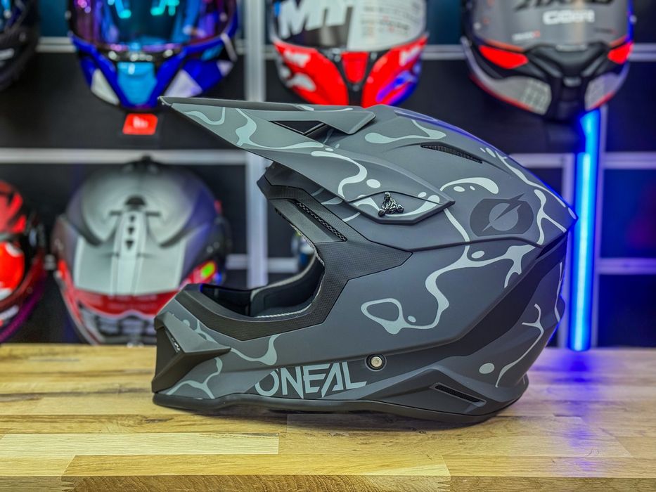 Casca Moto Cross O’neal Splash Black/Grey