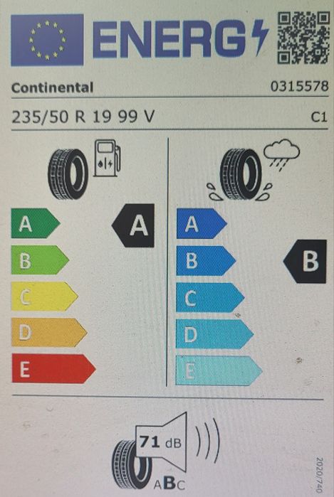 4 anvelope 235 50 19 continental eco6 2022 Demo