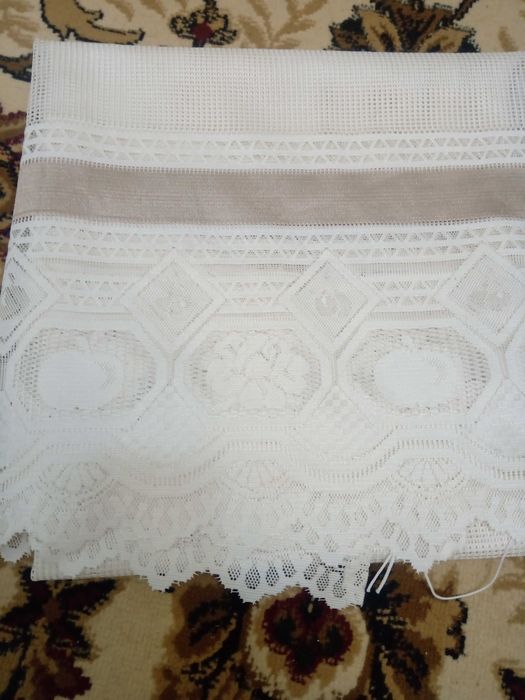 Тюль короткая на окно