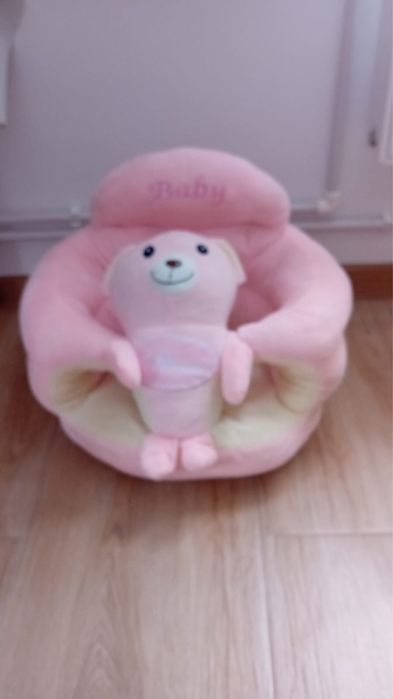 Fotoliu bebe roz trandafir