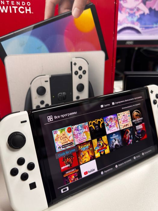 Прошитая Nintendo Switch Oled