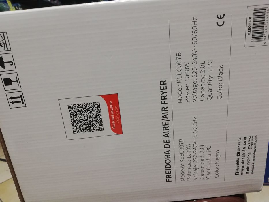 Нов Еър фрайър (фритюрник с горещ въздух) Decakila