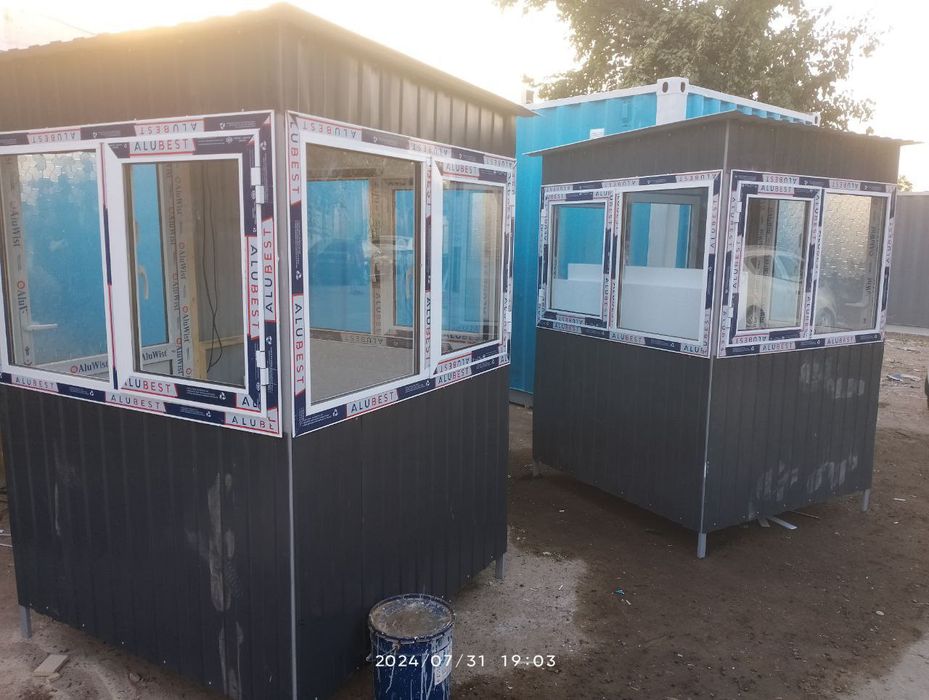 Будка охраны, проходная, пост КПП, ларек, магазин придорожный.