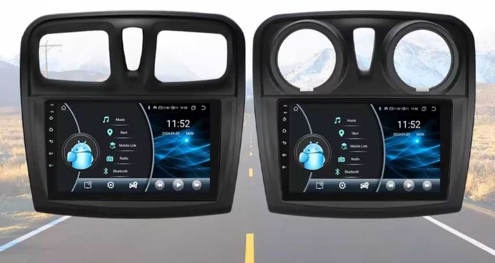 Navigație Android CarPlay Dacia Logan Sandero 2012-2019