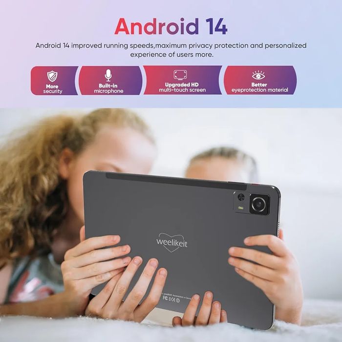 12" Таблет, Android 14, 16GB RAM, 256GB, 4G LTE + калъф/ клавиатура