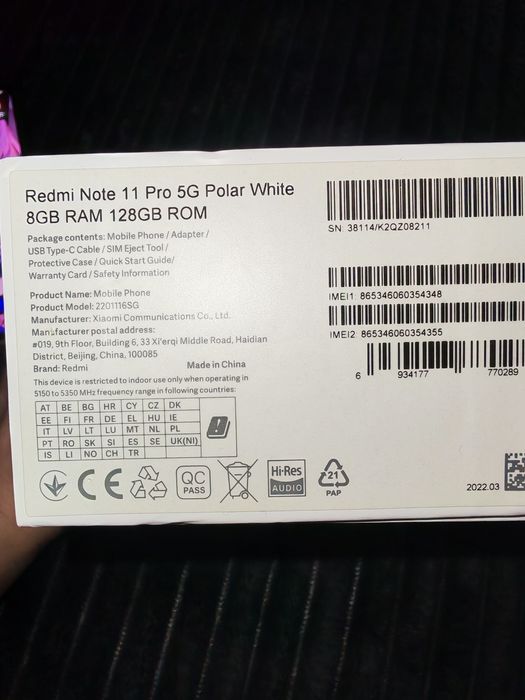 Смартфон Xiaomi Redmi Note 11 Pro 5G