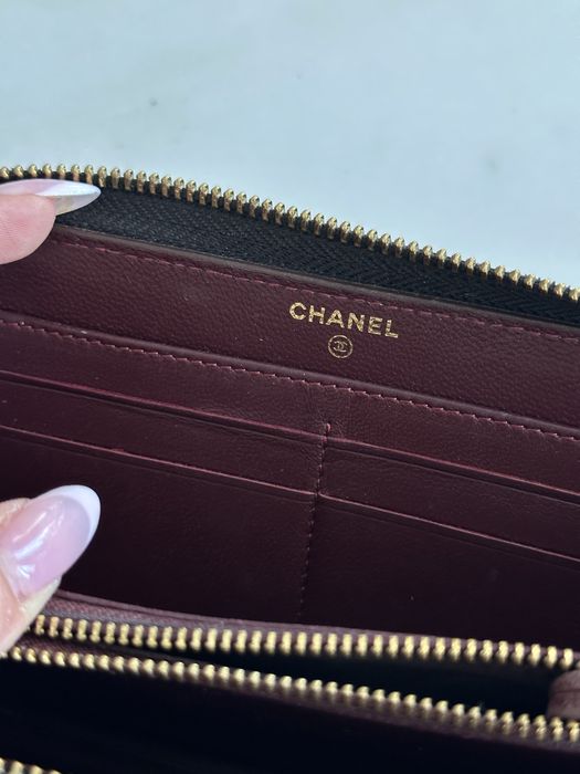 Портфейл  от естествена кожа Chanel
