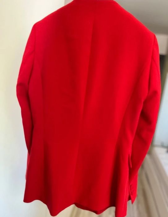 Zara червено сако / Блейзър в размер М