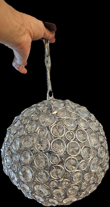 Lustra suspendata cristal  9 x bec g9 candelabru