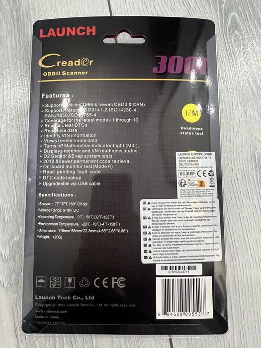 Мото мотоциклы сканер Launch Creader 3001